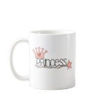 Pink Crown and Wand Princess Coffee Mugs