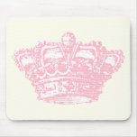 Pink Crown Mouse Pads