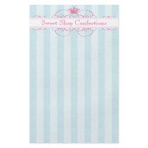 Pink Crown Sweet Shop Flyer