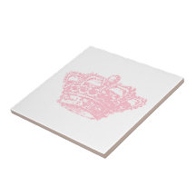 Pink Crown Tiles