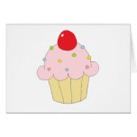 Pink Cupcake Card