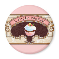 Pink Cupcake Couture Sign Logo Banner