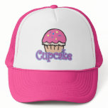 Pink Cupcake Mesh Hat