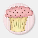 Pink CupCake Magnet