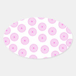 Pink Cupcake Pattern. stickers