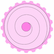 Pink Cupcake. Photo Cutout