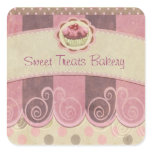 Pink Cupcake Sticker