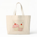 Pink Cupcakes Tote Bags