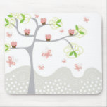 Pink Cupcakes on a Tree Mousepad