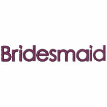 Pink & Currant Bridesmaid Wedding T-Shirt