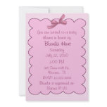 Pink custom Baby Shower Invitation
