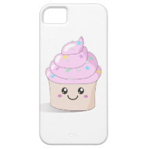 Pink Cute Cupcake iPhone 5 Covers