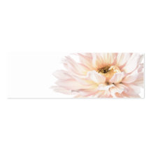 Pink Dahlia Artwork - Customise Business Card