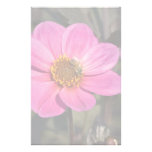 Pink Dahlia & Bee DSC6071 Personalized Stationery