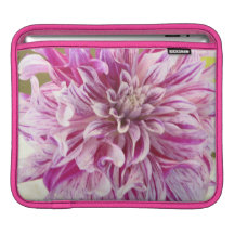 Pink Dahlia Blossom iPad Case Sleeve For iPads