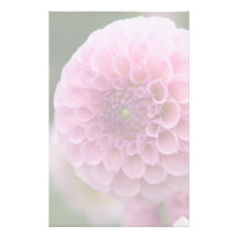 Pink Dahlia Customised Stationery