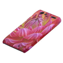 Pink dahlia flower Droid Razr case