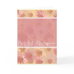 pink daises ~ bridal shower cards