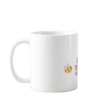Pink Daisy and bees Mug