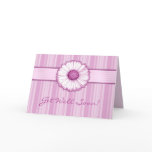 Pink Daisy Get Well Soon Card