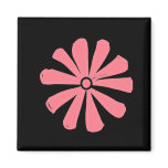 pink daisy magnet