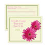 Pink Daisy Recipe Card for a Successful Marriage Postcard