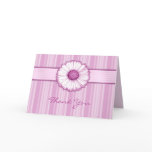 Pink Daisy Thank You Card