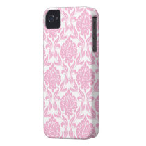 Pink Damask Pattern Iphone 4 Cover