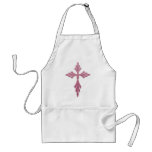 PINK DECORATIVE CROSS aprons