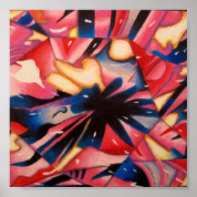 Pink Diamond Print