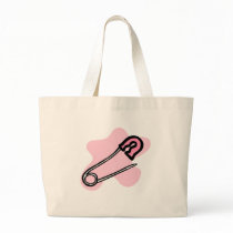 Pink Diaper Pin Bag