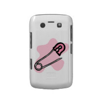 Pink Diaper Pin Blackberry Bold Cover