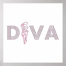 Pink Diva Print