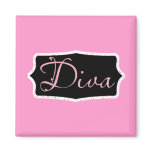 Pink Diva Word Art - Customised