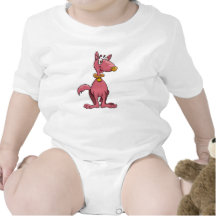 Pink Doggy Top Baby Bodysuit