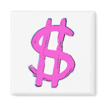 Pink Dollar Sign