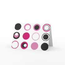 Pink Dots Greeting Card