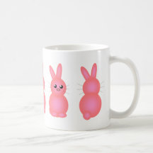 Pink Easter Bunnies Mug