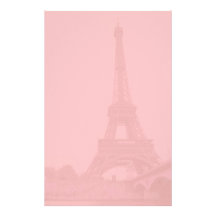 Pink Eiffel Tower Stationery
