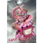 Pink Elephant on Parade LaFF! Tee Girly t-shirts