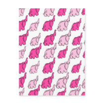 Pink Elephant Postcards