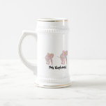 Pink Elephants Beer Stein mugs