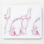 Pink Elephants On Parade mousepads