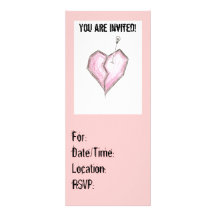 Pink Emo Invitations Birthay any occasion
