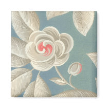 Pink Eye Rose Vintage Wallpaper