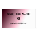 Pink Fade Design1 Business Cards