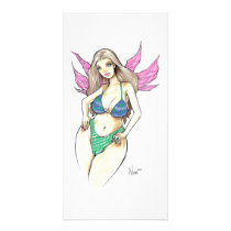 Pink Fairy Wings Picture Card