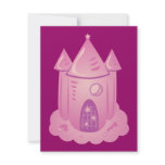 Pink Fairytale Castle invitations