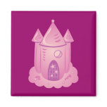 Pink Fairytale Castle magnets
