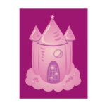 Pink Fairytale Castle postcards